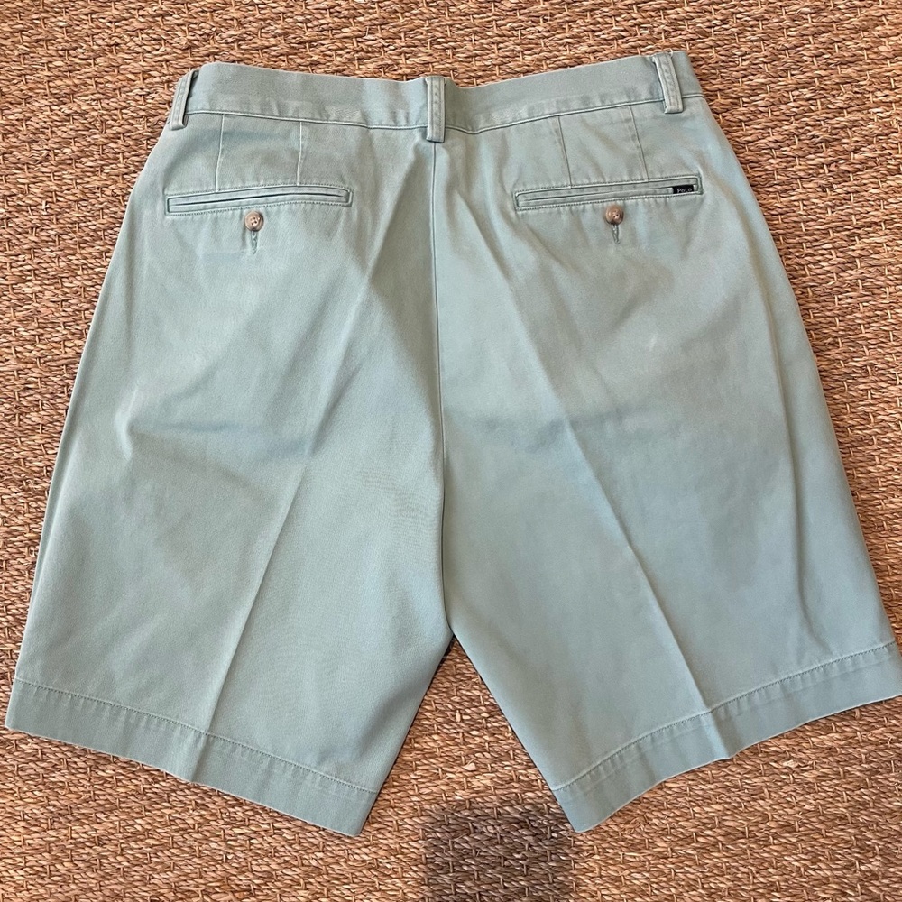 Men’s Polo Ralph Lauren Classic Fit Chino Shorts 9” - GUC - 34 - Seafoam